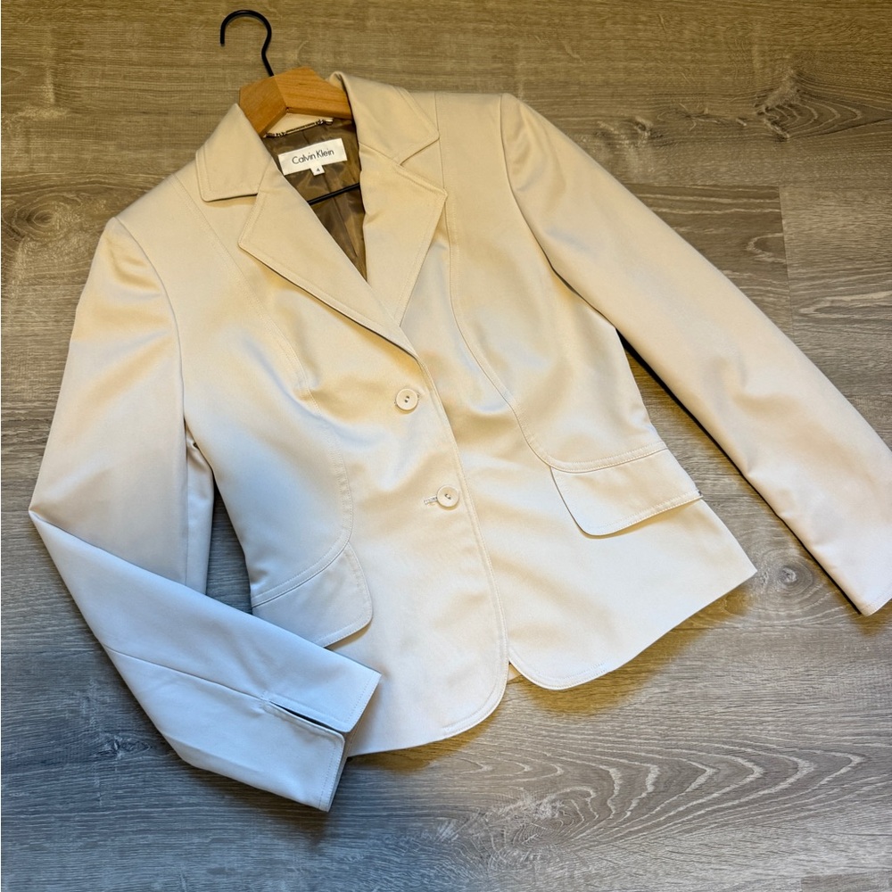 Calvin Klein Cream Blazer